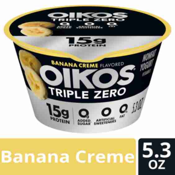 Triple Zero Banana Crème Greek Yogurt, 5.3 oz