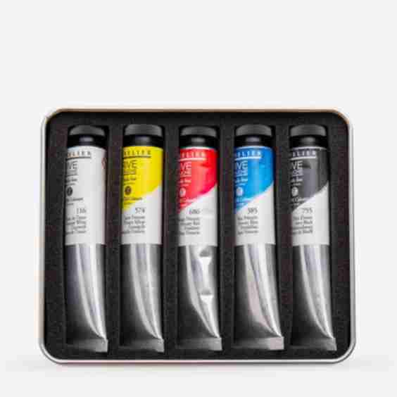 Oil Paint Test Set of 5, 21ml