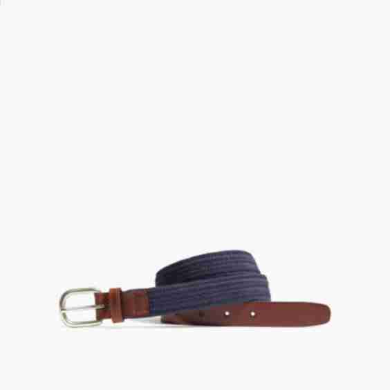 Boys Braided Elastic Belt