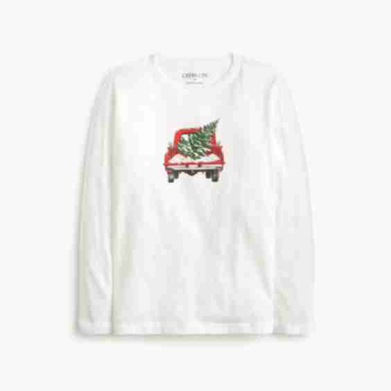 Boys' Long Sleeve Truck and Tree Graphic Tee