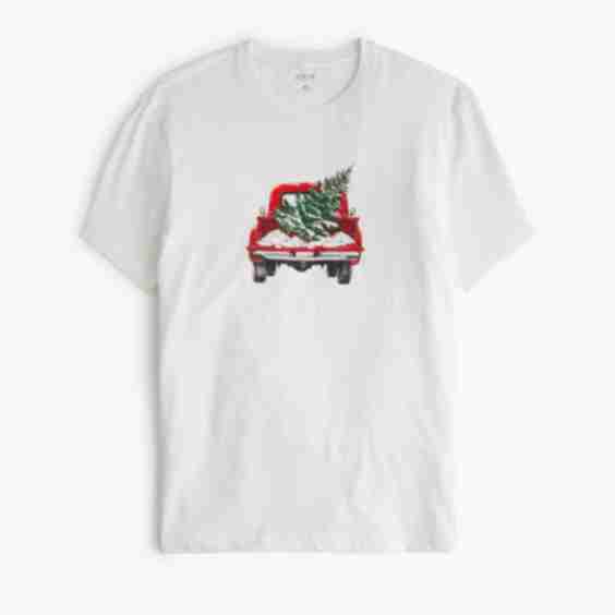 Holiday Tree And Truck Graphic Tee