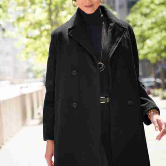 A-Line Wool Peacoat