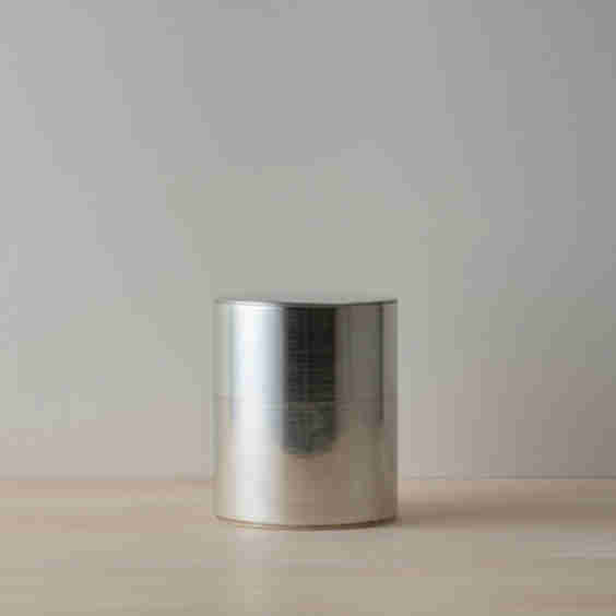 Tin Wide Tea Caddy