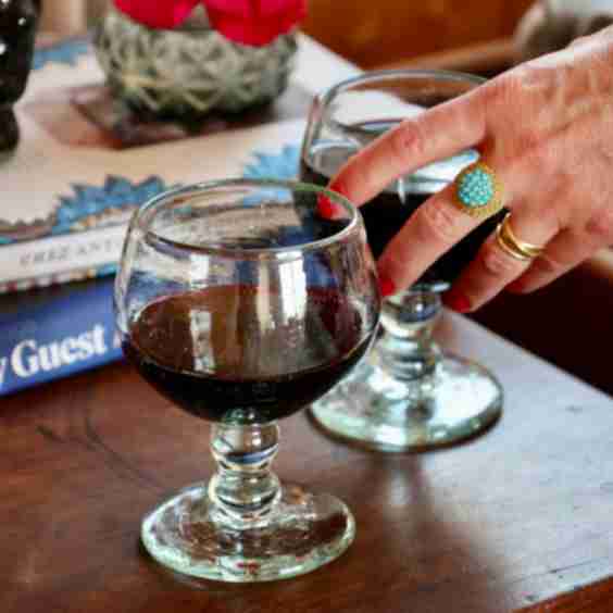 Red Wine Glass Transparent