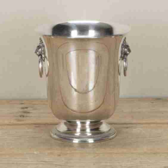 20th Century French Plate Champagne Bucket
