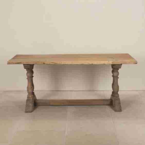 20th Century French Oak Refectory Table