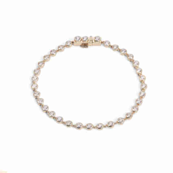 Gates Bezel Tennis Bracelet
