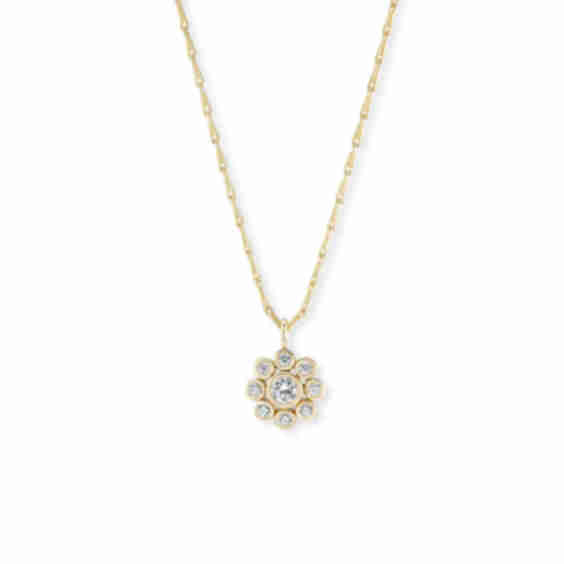 Wildflower Pendant in 18 K Yellow