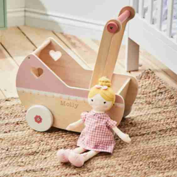 Personalised Pram And Doll Gift Set