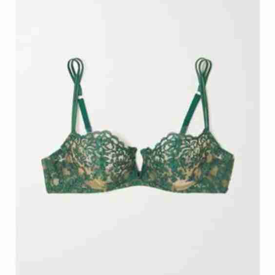 Royal Jewel Embroidered Tulle Underwired Balconette Bra