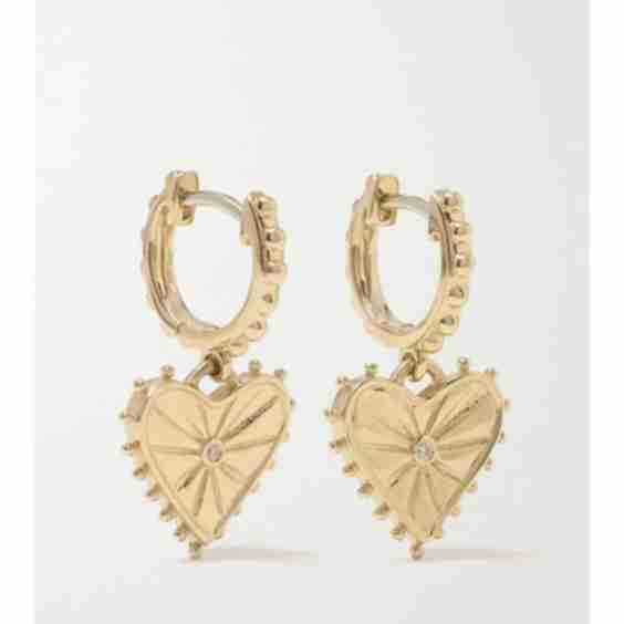 14K Agape Earrings