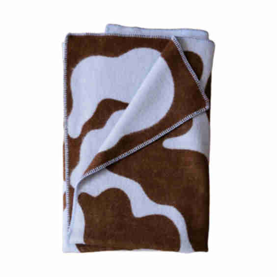 Leaves felt 130x180 cm Wool Blanket
