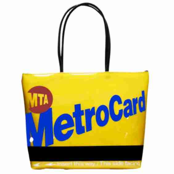 Original Metrocard Zipper Tote Bag