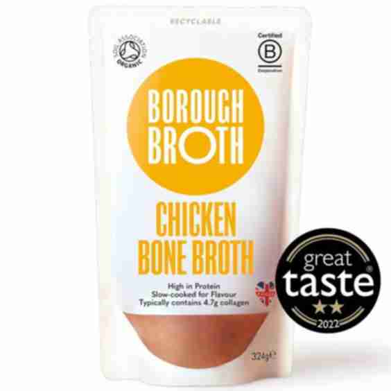 Free-Range Organic Chicken Bone Broth 324g