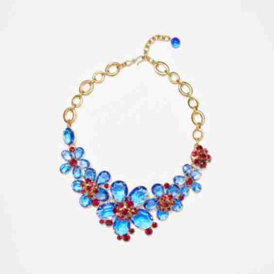 Large "Bouquet of Flowers" Necklace Sofia