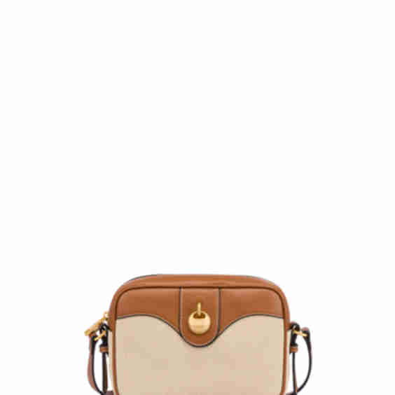Small Crossbody Drop Bag In Canvas