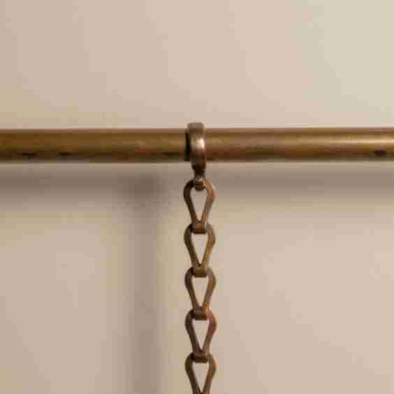 Picture Rail Chain - 33 mm - Antique Brass