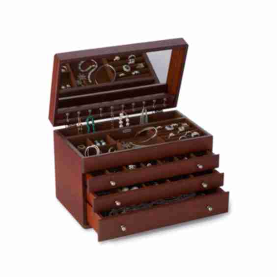 Brigitte Wooden Jewelry Box
