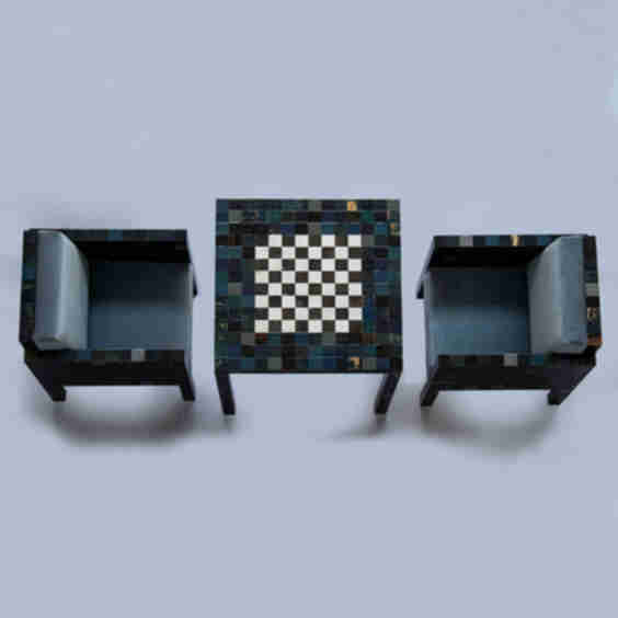 Waste Waste Different Chess Set by Piet Hein Eek