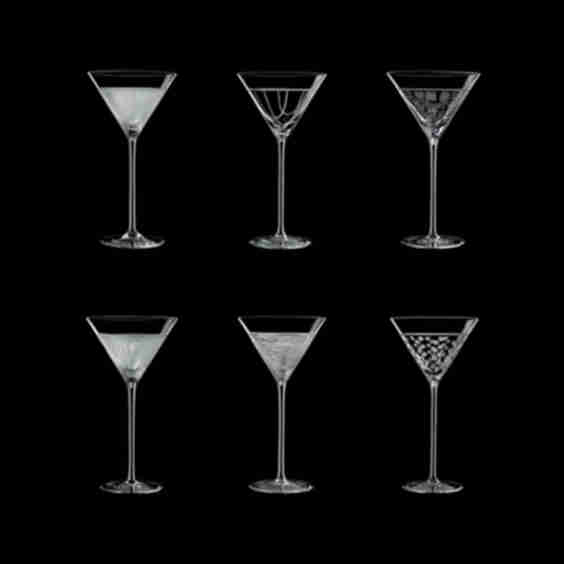 Martini set of 6