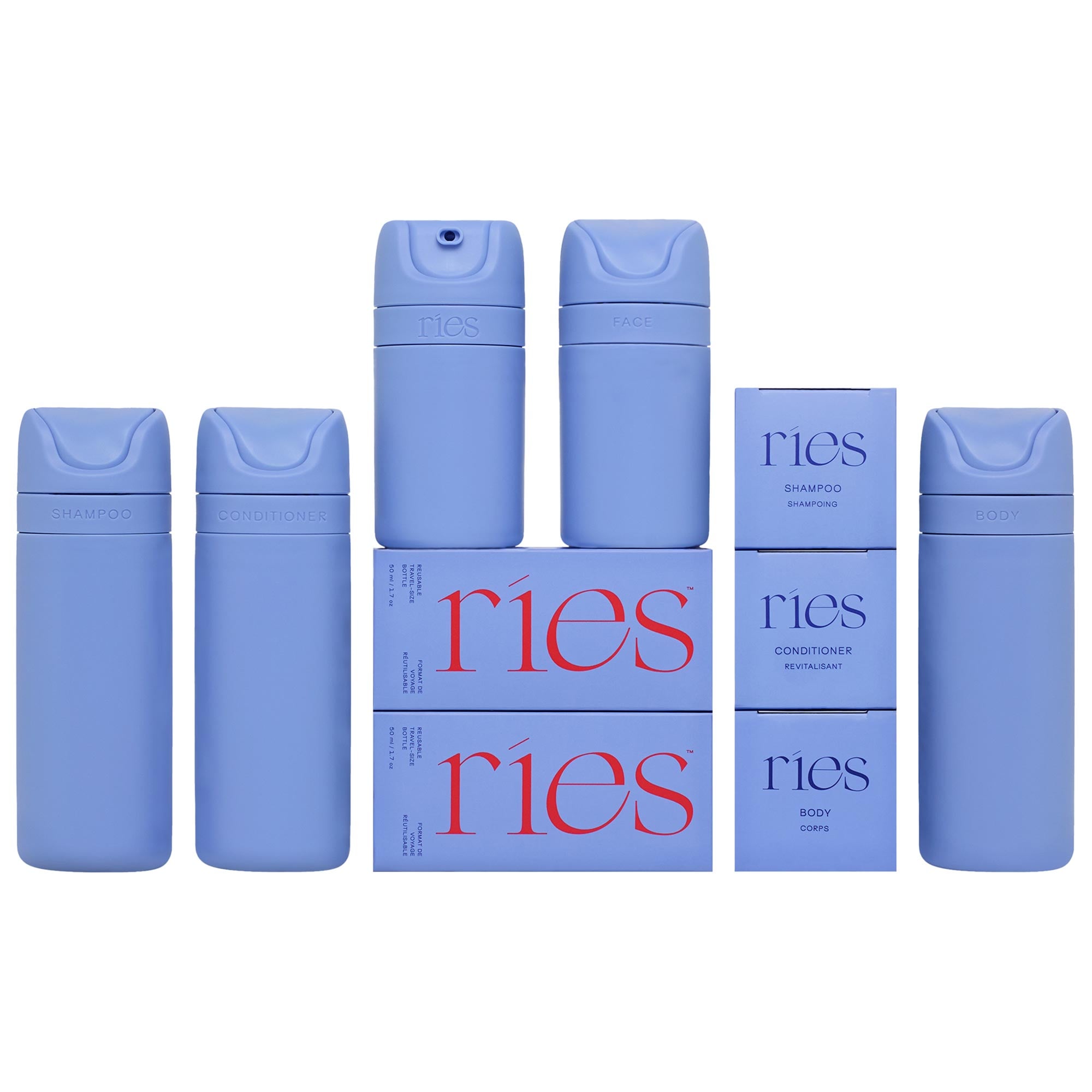 The Essential Refillable Travel Container Set