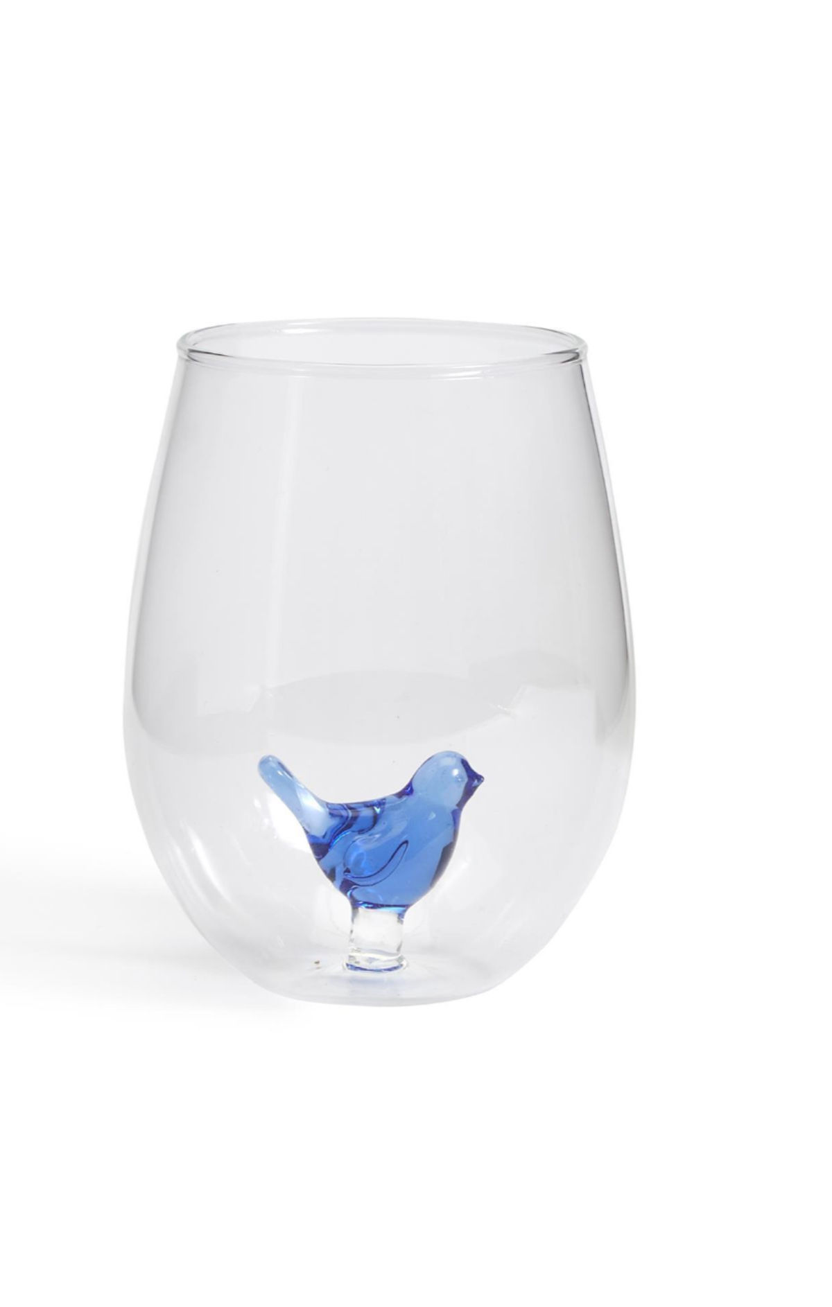 Bird Stemless Wine Glass