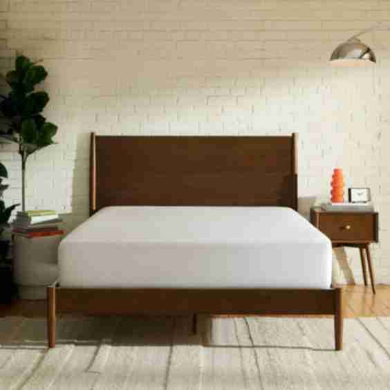 Mid Century Modern Bed Frame Queen