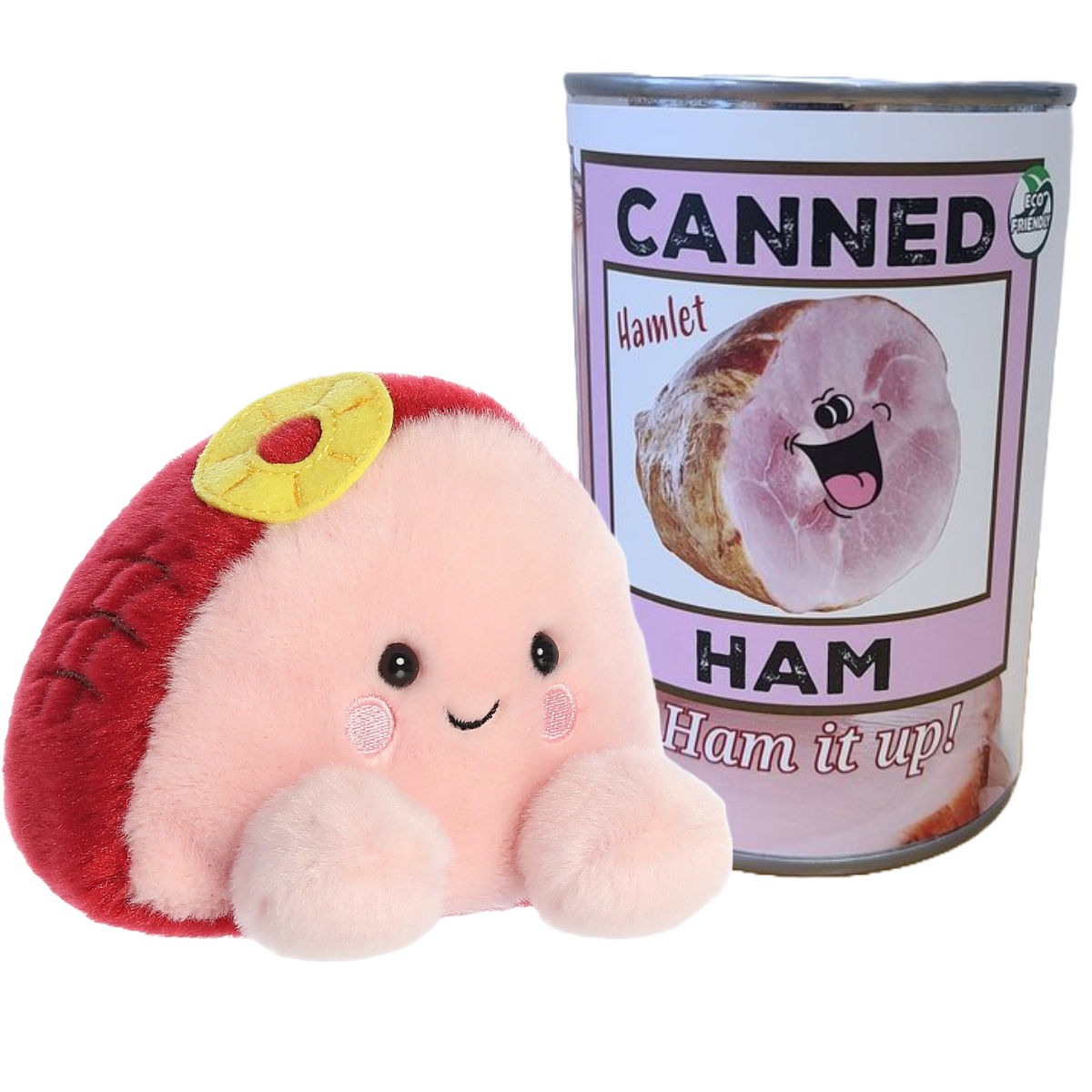 Canned Ham Plush Can With Jokes