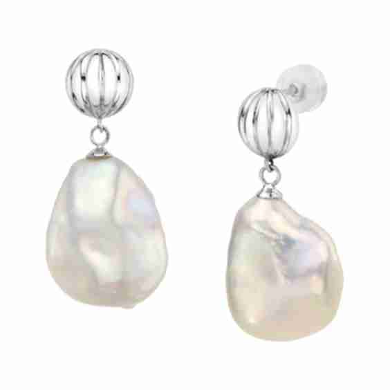 Freshwater Baroque Pearl Bianca Earrings