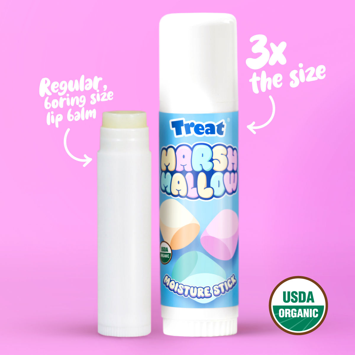 Marshmallow ''Anywhere'' Jumbo Organic Moisture Stick