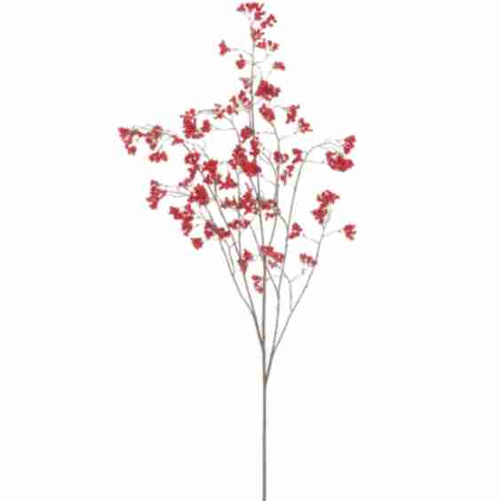 Tall Red Mini Berry Christmas Spray, 54,5”