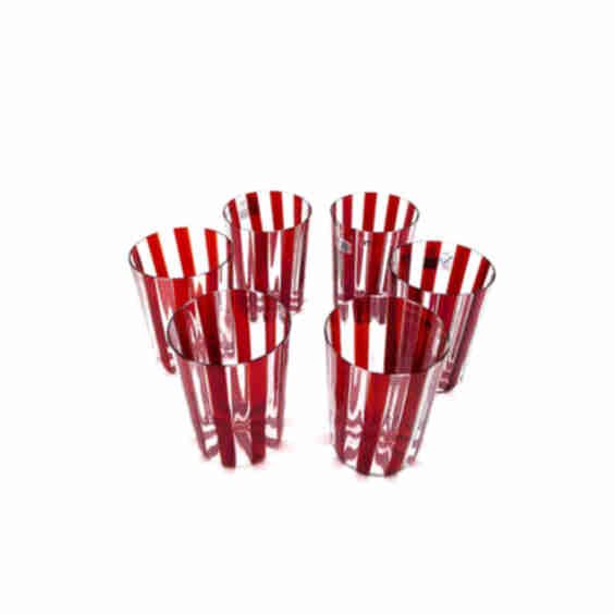 Iride Murano Glass Tumblers