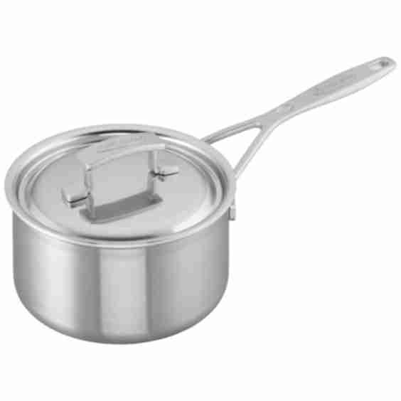 Sauce Pan with Lid, 2.25 Qt, 18/10 Stainless Steel