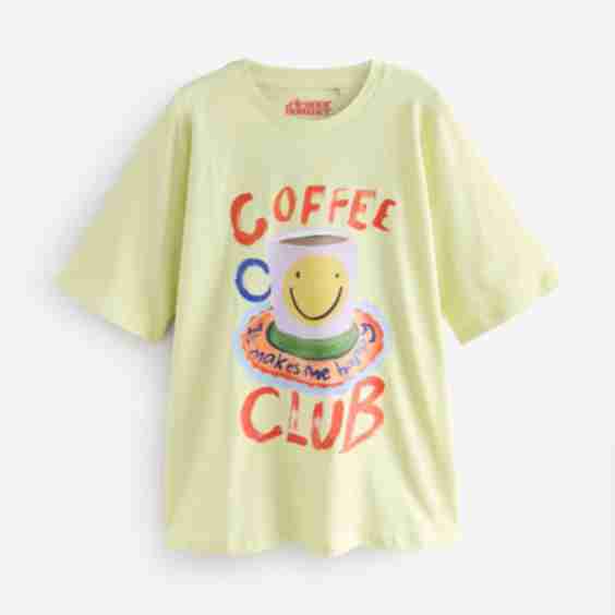 Eleanor Bowmer Yellow Coffee Club  T Shirt