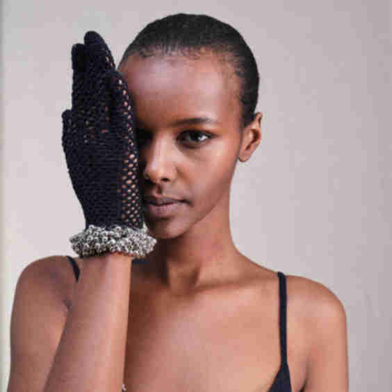 Short Crochet Gloves