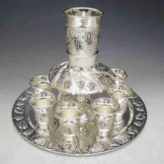 Silver Plated Kiddush Fountain 