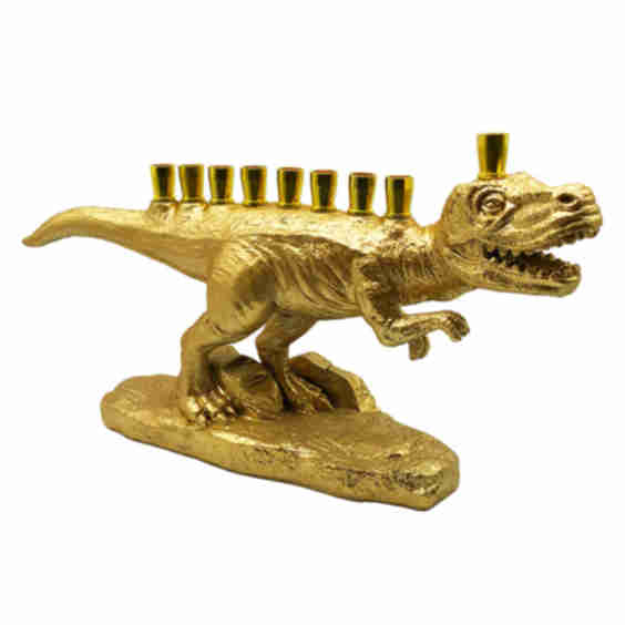 Polyresin Dinosaur Menorah 