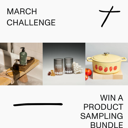 March Challenge: Write reviews win a product bundle!