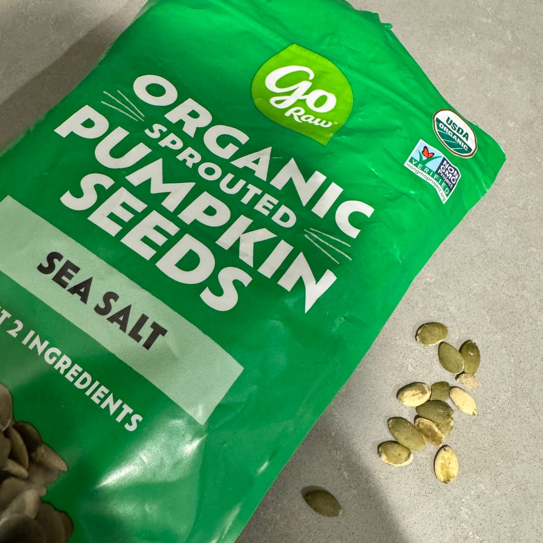 Go Raw Organic Sprouted Sea Salt Pumpkin Seeds – 22 Oz, Non-GMO, Whole, Pantry-Ready