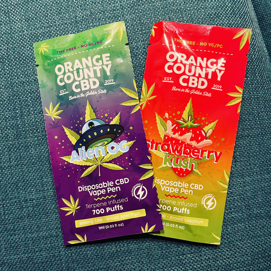 elfbar elfa master akku Orange County CBD Vape Pen Cool Menthol, 250mg CBD + 250mg CBG, 2 ml